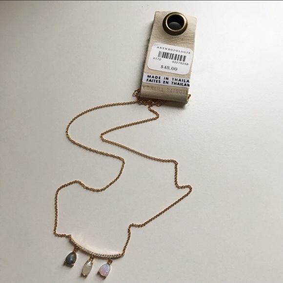 🔥SOLD🔥NWT Anthropologie Gold Windchime Necklace - Picture 2 of 5